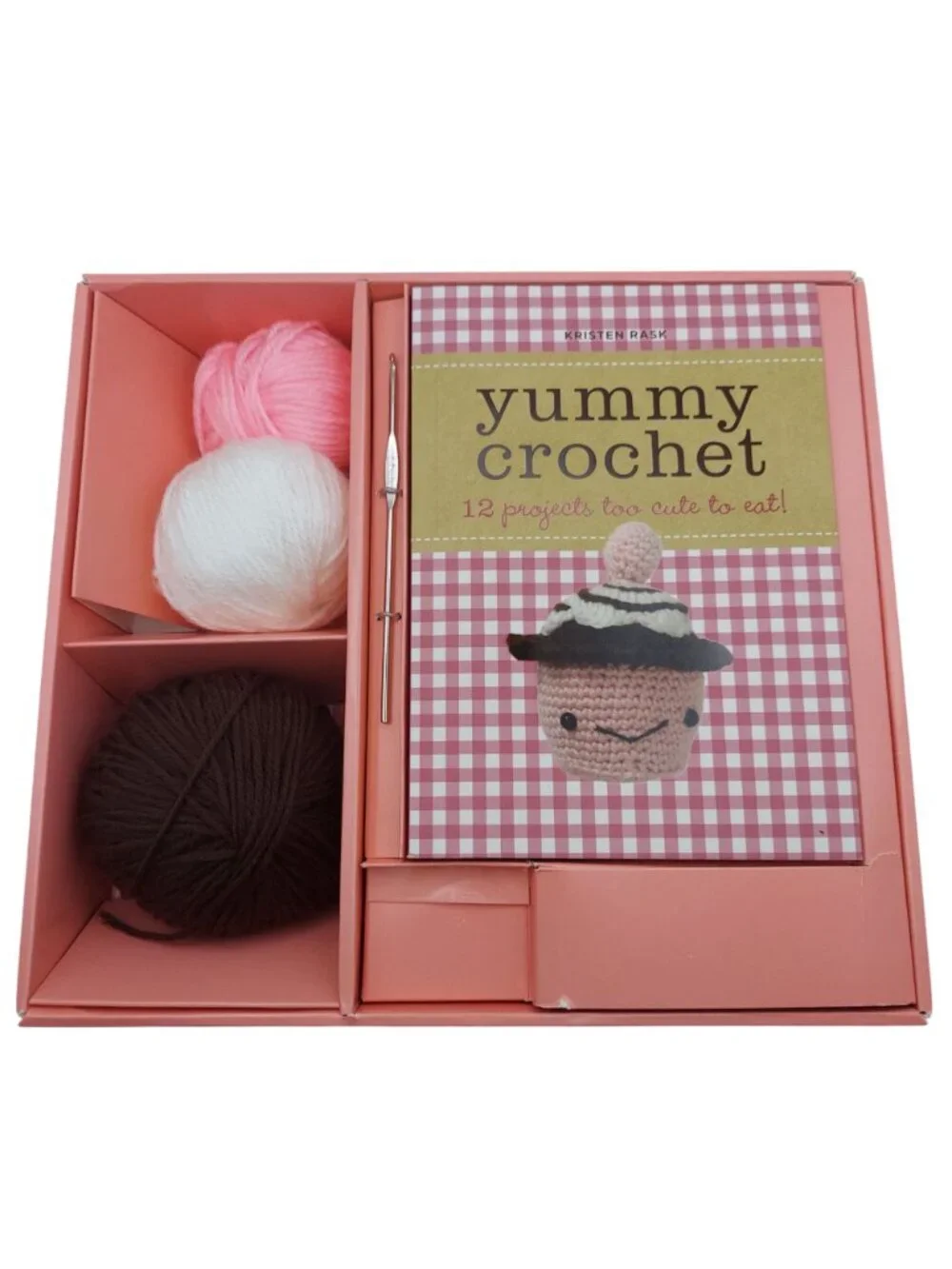 Yummy Crochet Craft Kit Ages 14+ 12 Fun Patterns Supplies For 2 Projects K Rask
